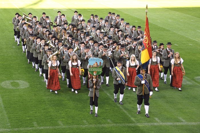 WGK beim Militärmusik-Festival 2014 in St. Pölten.