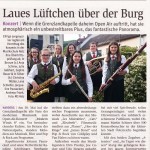 „Laues Lüftchen über der Burg“ – NÖN 24/2015