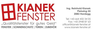 Kianek Fenster Logo