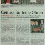 „Genuss für feine Ohren“ – NÖN 1/2016