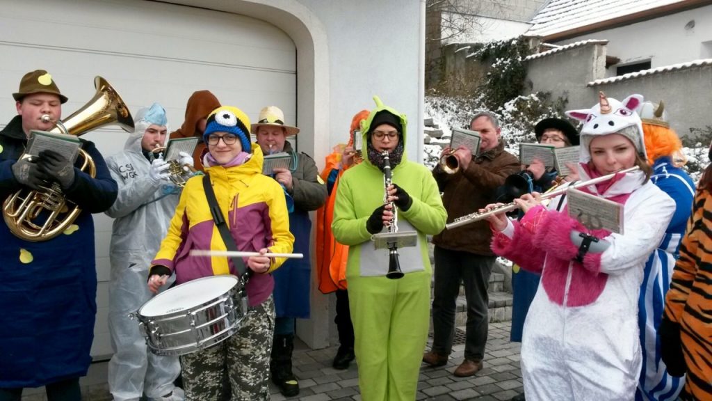 Die Faschingsnarren der Grenzlandkapelle 2018