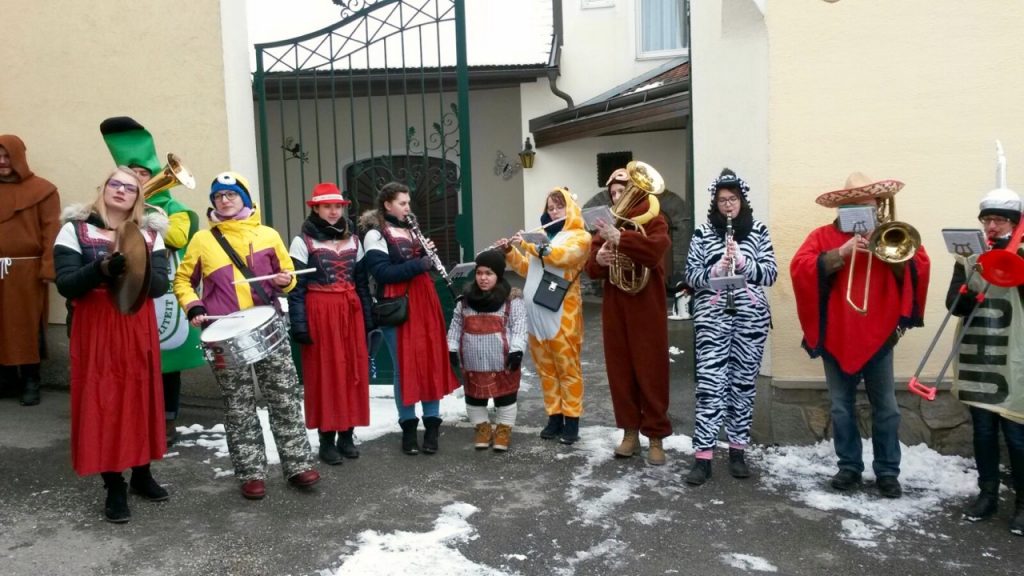 Die Faschingsnarren der Grenzlandkapelle 2018