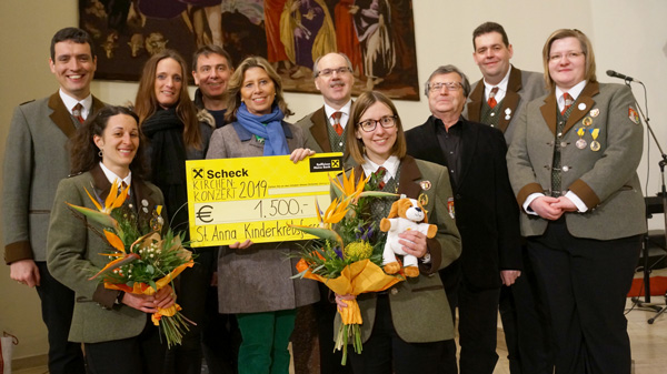 Kirchenkonzert 2019 - Scheckübergabe St. Anna