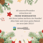 Frohe Weihnachten und einen guten Rutsch 2021!